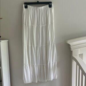 Brandy Melville White A-Line Skirt